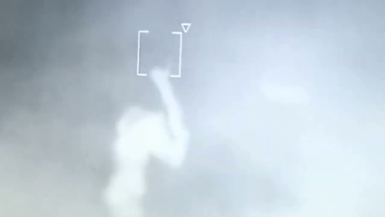 Moment The Tor-M2 air defense system destroys the UAV of the Armed Forces of Ukraine..