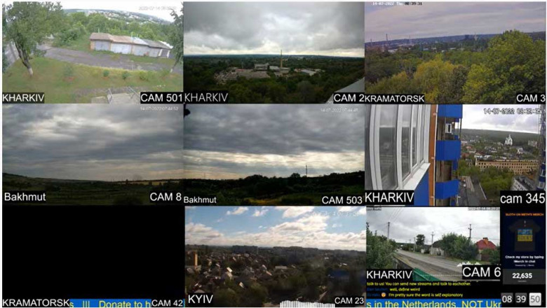 🔴Live camera ukraine  KYIV, SLOVIANSK, KHARKIV and other locations