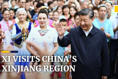 China’s President Xi visits far western Xinjiang region for first time in 8 years