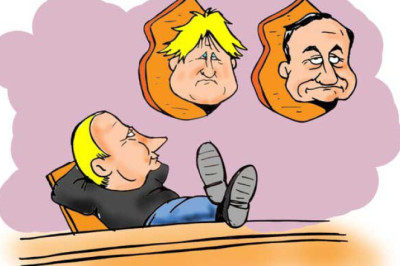 Meme Putin Vs Boris Johnson Draghi  ... Who is next?