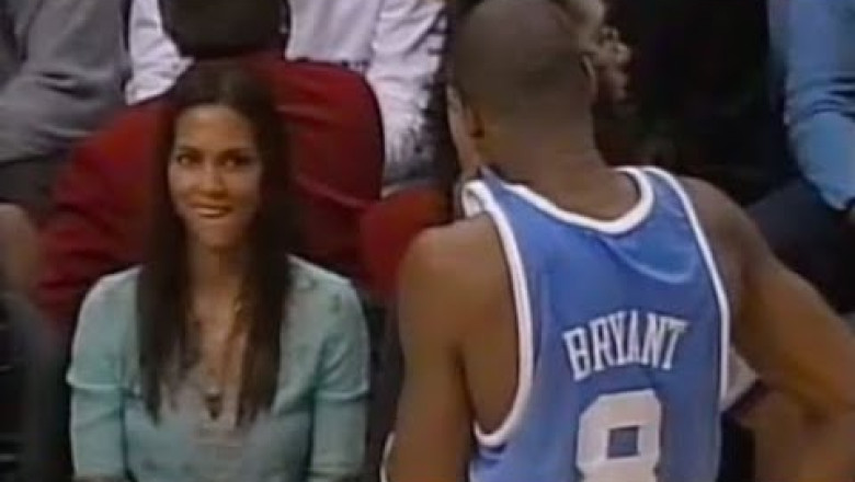 Halle Berry checking out Kobe Bryant 2005