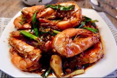 豉油蒜香虾 How to make Chinese Shrimp Stir Fry Recipe