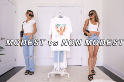 FASHION LOOKBOOK / Modest vs Less modest? Modest vs Non-modest?
