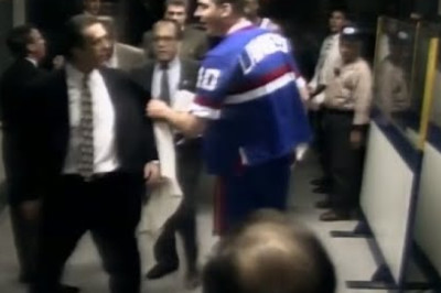 Moment Bill Laimbeer Congratulates Pat Riley and the Knicks after Being Eliminated '