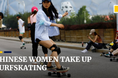 Chinese women take up surfskating amid Covid-19 curbs