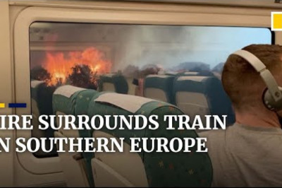 Incredible Wildfires scorch southern Europe amid record heatwave