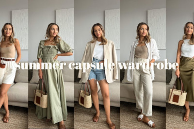 SUMMER CAPSULE WARDROBE 2022 | MINIMAL WARDROBE STAPLES and OUTFIT STYLING