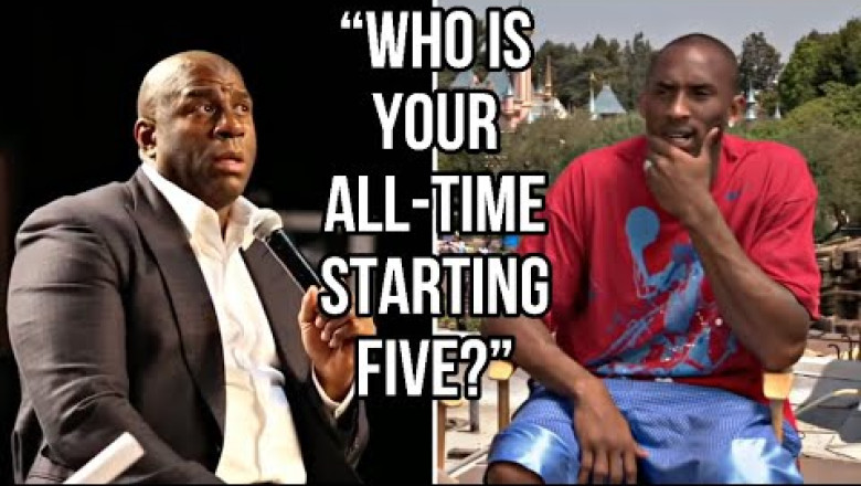 Unique NBA LEGENDS and Players Share Their All-Time Starting Five