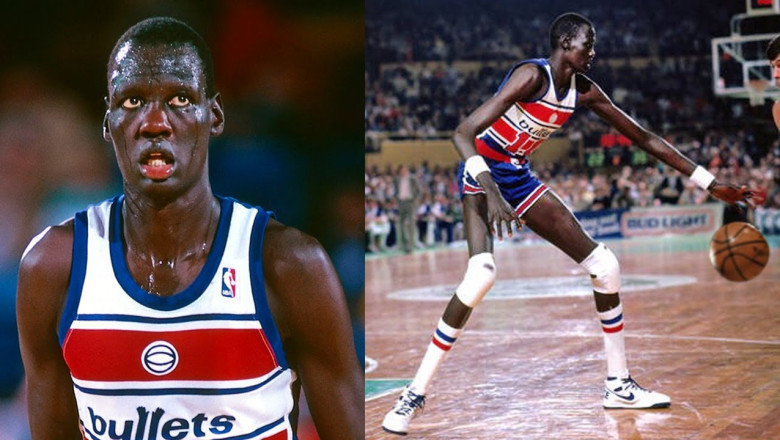 Looks Manute Bol (7'7'') - Best Plays of his Career