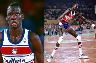 Looks Manute Bol (7'7'') - Best Plays of his Career