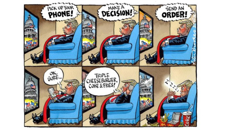 Trump in action ( 6 January Capitol Attack)