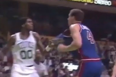 Moment Bill Laimbeer and Robert Parish Ejected for a Whole Lotta Nothin'