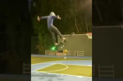 broke the drone while playing basketball