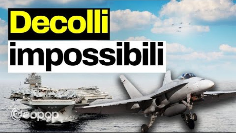 Come fanno gli aerei militari a decollare da una portaerei e atterrare in così poco spazio?
