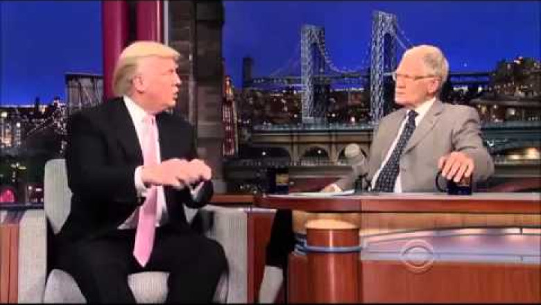 Donald Trump on David Letterman 17 October, 2013 Full Interview