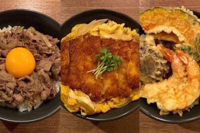 Top 3 Most Eaten Japanese Dinner Recipes - Gyudon, Katsudon, Tendon