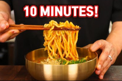 Better Than Ramyun! Korean Gochujang Noodle Soup, Jang Kalguksu