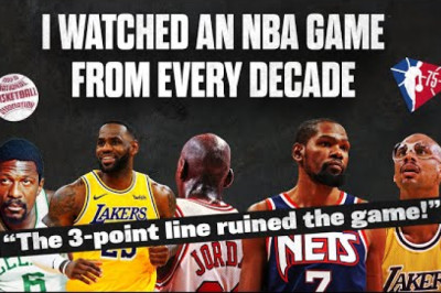 I watched an NBA game from every decade