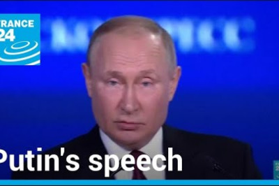 REPLAY: Putin dismisses 'stupid' Western sanctions 'blitzkrieg' • FRANCE 24 English