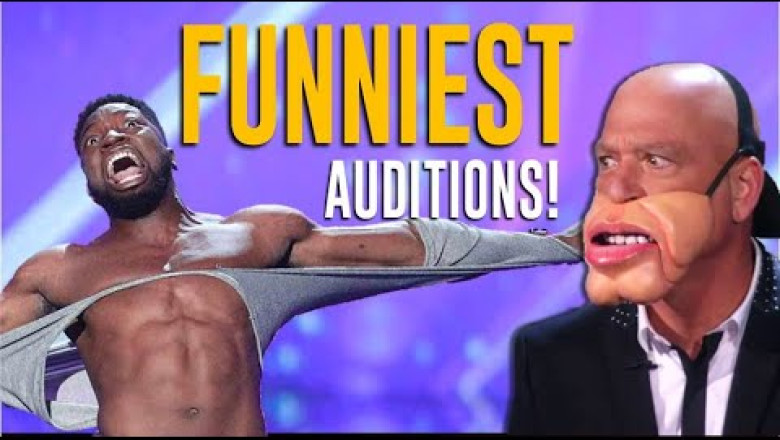 Top 10 FUNNIEST Auditions on America's Got Talent  Will Make You LOL😂