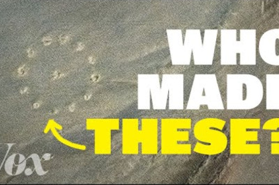 Who made these circles in the Sahara?