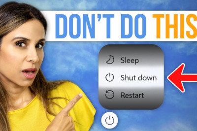 Do NOT Shut Down Your Computer! (here's why)