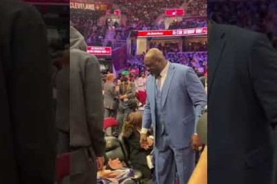 Tacko makes SHAQ look SMALL!👀 #shorts