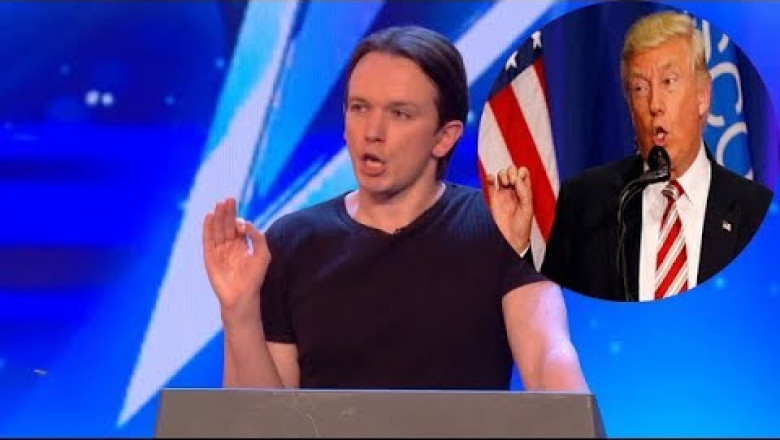 Impersonator DONALD TRUMP Make Judges Can't Stop Laugh | Britain's Got Talent