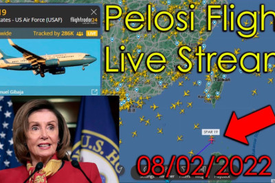 Live Nancy Pelosi Flight to Taiwan (Probably) Live Stream With an Airline Pilot
