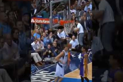 Dirk Nowitzki fake on Kobe Bryant 👀 and Kobe can't stop laughing at Dirk😂 #shorts #youtubeshorts