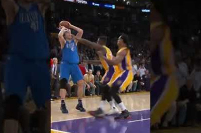 Dirk's fadeaway KOBE with respect🤝🏻🤝🏽 #shorts #youtubeshorts #fyp