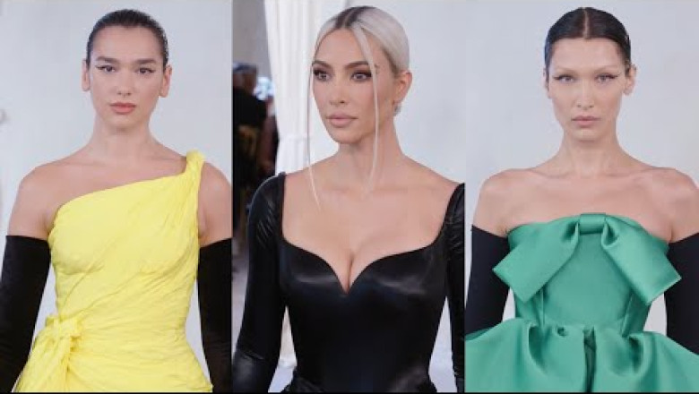 Dua Lipa, Kim Kardashian and Bella Hadid Walk for Balenciaga Haute Couture Fall/Winter 2022