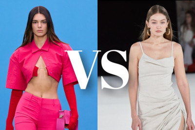 Kendall Jenner VS Gigi Hadid | Runway Walk