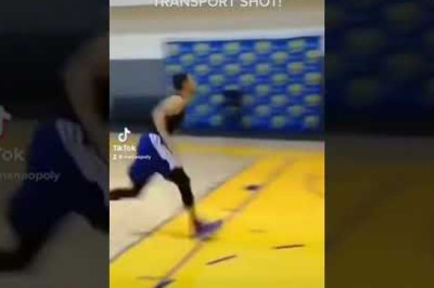 STEPH CURRY TRANSPORT SHOT!