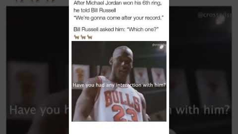 Bill Russell’s savage response to Michael Jordan’s trash talk 😱🤣