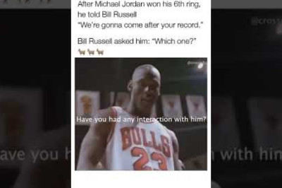 Bill Russell’s savage response to Michael Jordan’s trash talk 😱🤣