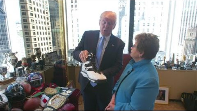 Donald Trump's Tour of His Manhattan Office