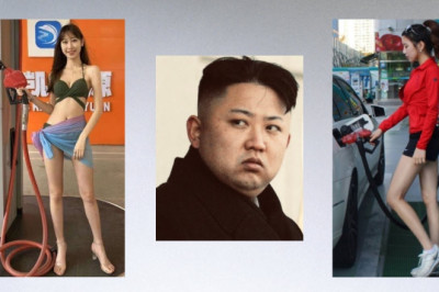 Shocking reason why the most beautiful women work at gas stations in North Korea