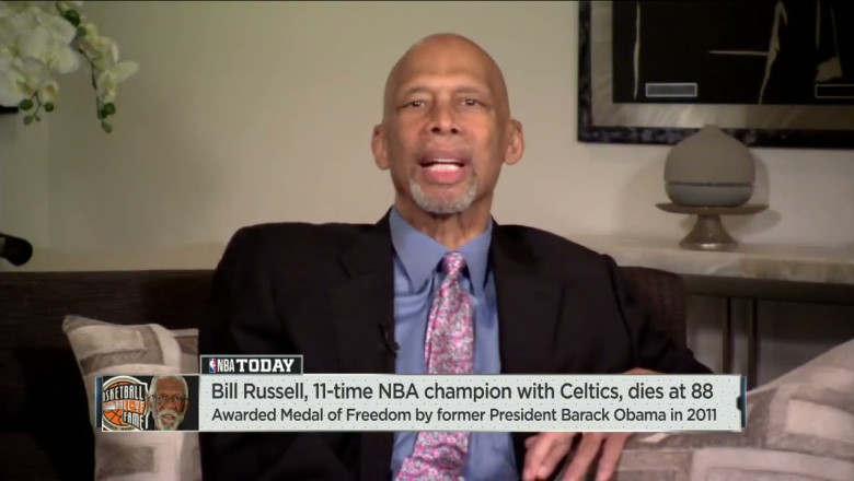 Kareem Abdul-Jabbar reflects on what Bill Russell meant to him | NBA Today