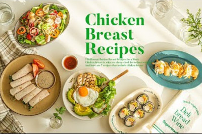 7 Different Chicken Breast Recipes for a Week