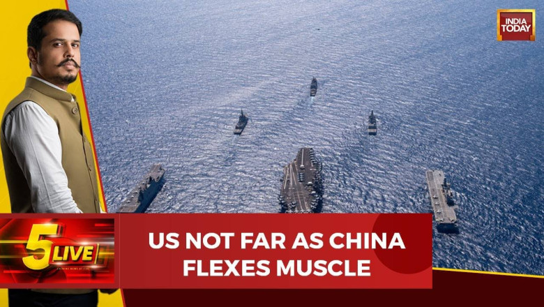 Amid China's Military Drills, US Navy Carry Exercise In Philippines Sea | WATCH