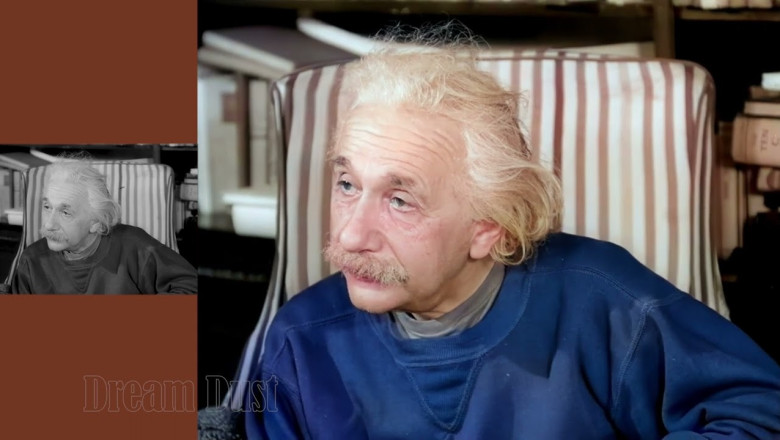 ATOMIC POWER, Albert Einstein and Leo Szilard, Color Video