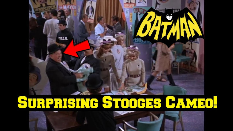 Batman (60's)-- "Three Stooges" Cameo You PROBABLY Did NOT See in THIS Episode!