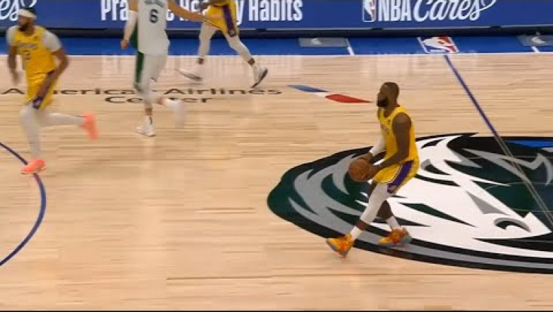 Lebron James Shoots From Steph Curry Range As He Lets It Fly From The Logo!🔥