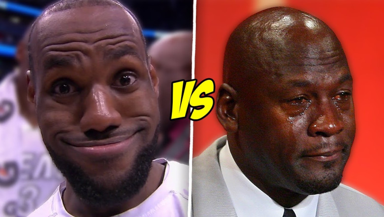 Michael Jordan Vs LeBron James Greatest Career Dunks!