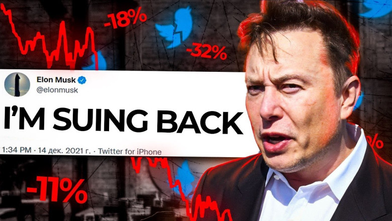 Elon Musk VS Twitter: Elon Musk Gets SUED By Twitter Investors!