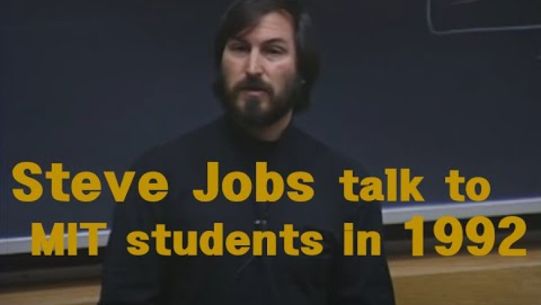 Steve Jobs MIT 1992 / Steve Jobs talk /Steve Jobs speech /