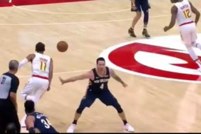 Trae young hit JJ Redick with the nutmeg