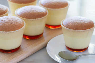 Creme Caramel Cake Recipe / Castella Pudding Cake