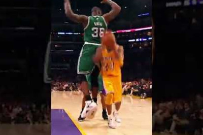 Kobe's revenge on Shaq 😁 #shorts